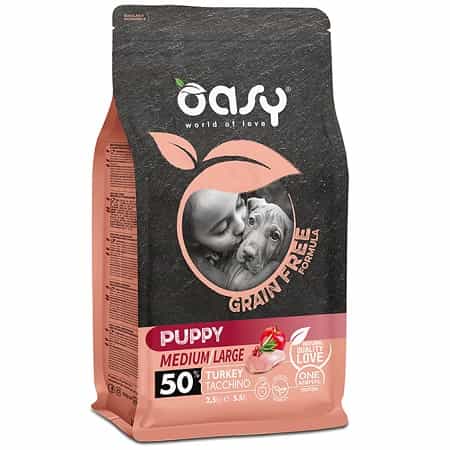 OASY Grain Free Puppy Medium/Large Γαλοπούλα 2.5kg