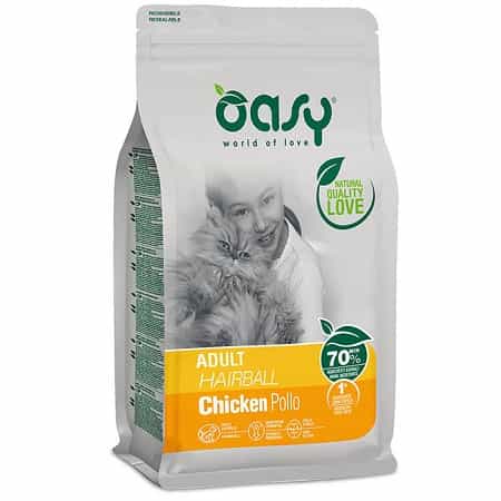 OASY CAT ADULT HAIRBALL Κοτόπουλο 1.5kg