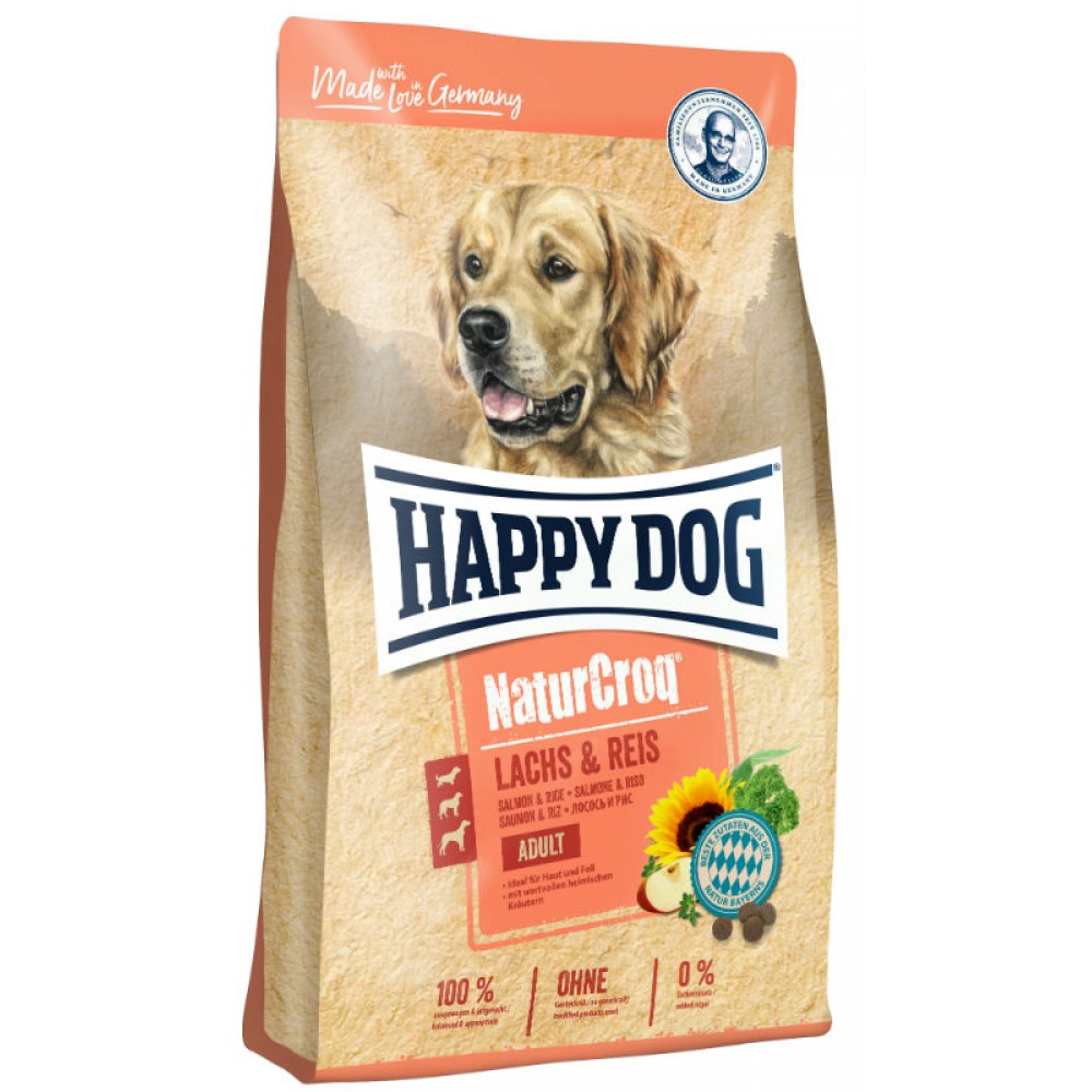 HAPPY DOG NaturCroq Salmon and Rice 11kg