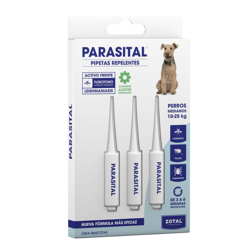 Zotal Parasital Φυτικές Αντιπαρασιτικές Αμπούλες για Σκύλους 10-25Kg