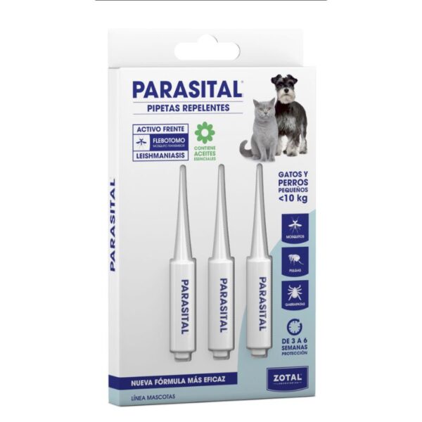 Zotal Parasital Φυτικές Αντιπαρασιτικές Αμπούλες για Σκύλους έως 10kg και Γάτες